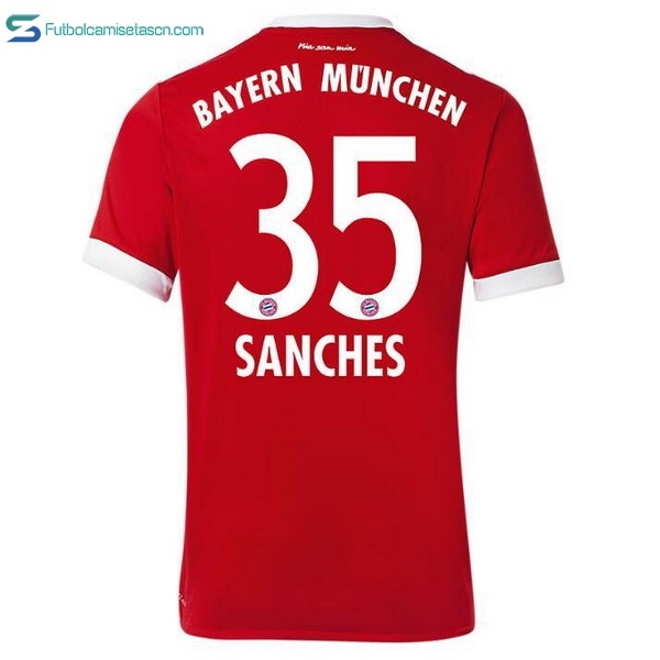 Camiseta Bayern Munich 1ª Sanches 2017/18